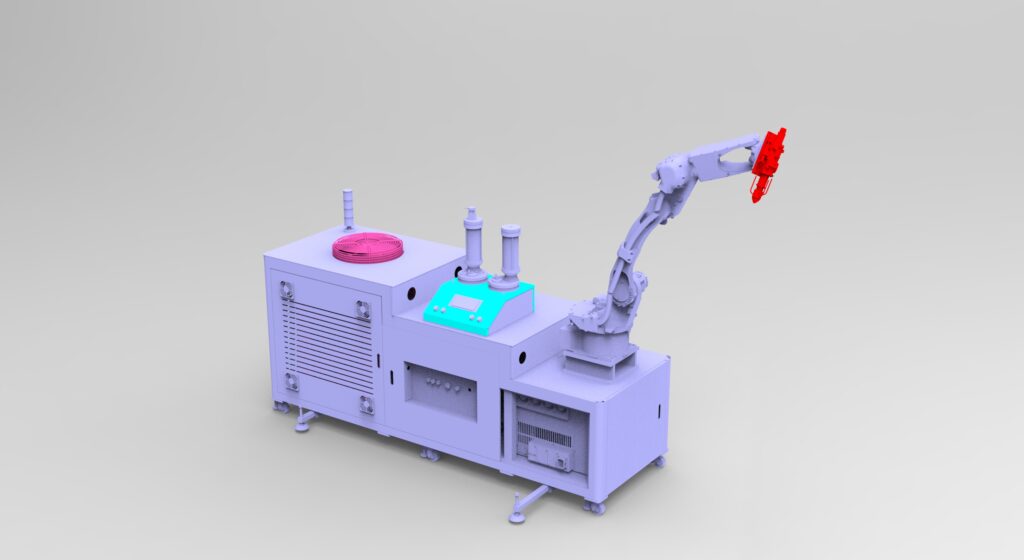 Integrated laser cladding machine