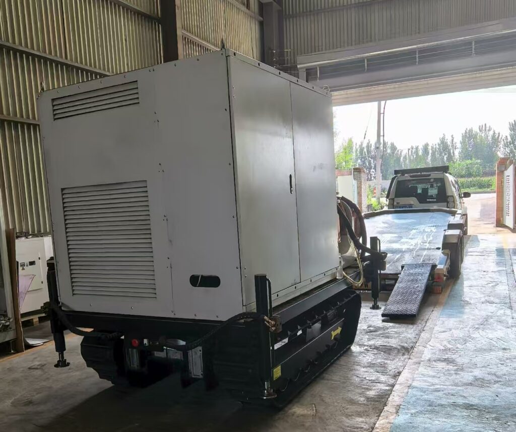 Mobile laser cladding machine